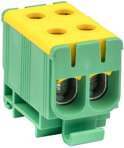 Клемма вводная силовая EKF PROxima КВС-16/50 2х-рядная 16-50мм2 желто-зеленый фото Клемма вводная силовая EKF PROxima КВС-16/50 2х-рядная 16-50мм2 желто-зеленый картинка